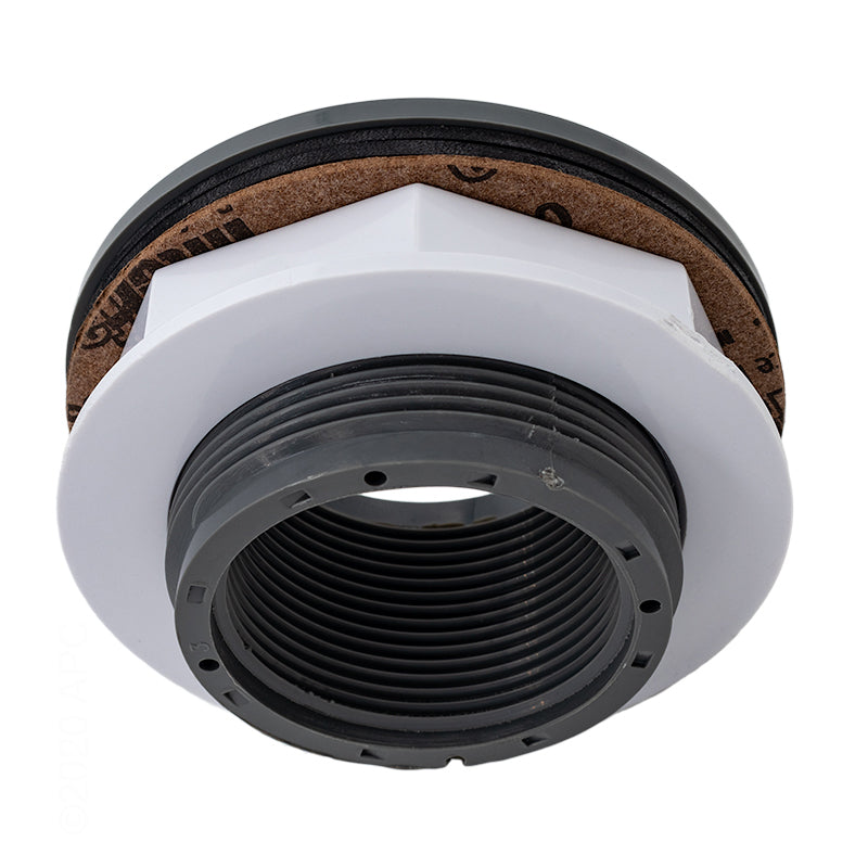 Hayward Inlet Return Wall Fitting, 1-1/2" Socket, Dark Gray, Fiberglass - SP1023DGR