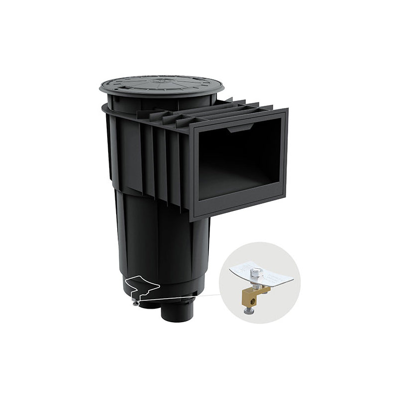 Hayward Skimmaster Skimmer 2"S Black Ig Gunite - SP1072S2BLK