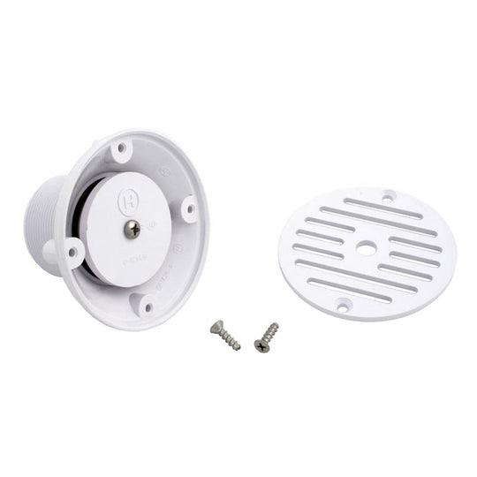 Hayward Wall/ Floor Inlet Fitting 1.5"FPTx2"MPT White - SP1424