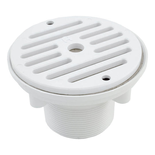 Hayward Hayward Adjustable Wall/Floor Inlet Fittings, 1-1/2" Socket x 2" MIP, White - SP1425S - SP1424S