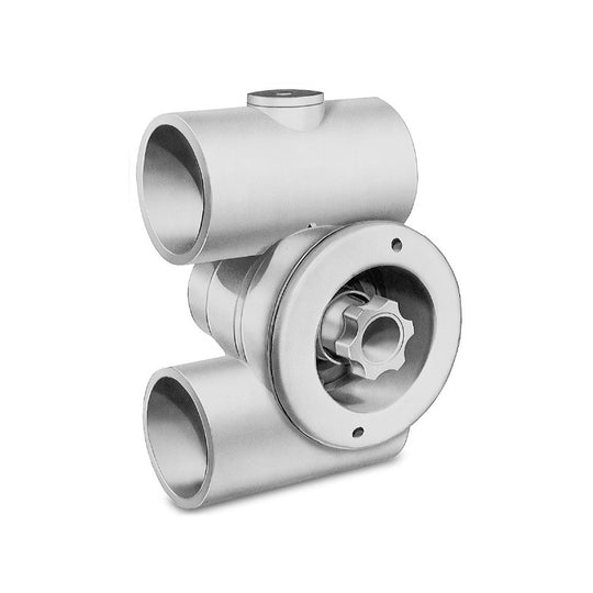 Hayward Jet-Air III Body with Bulkhead 1.5"x1.5" Dk Gray - SP1434PAKADGR