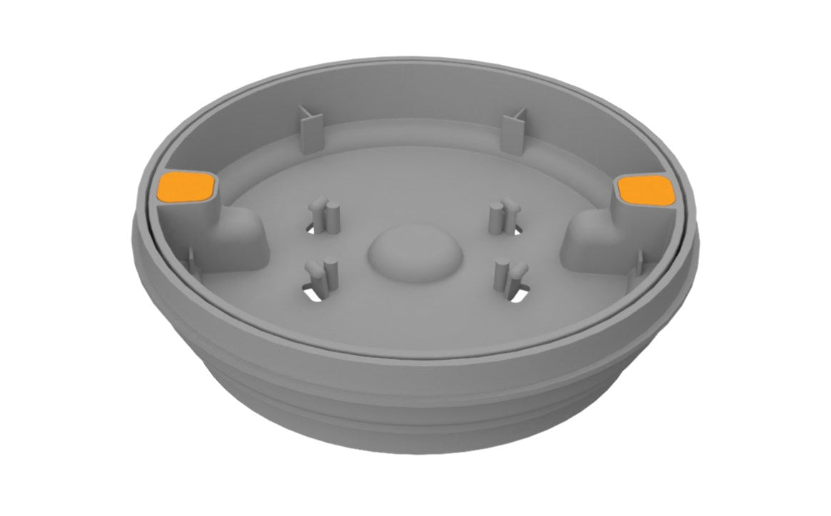 AquaStar Fill-Lid 10" Fillable Standard Skimmer and Autofill Cover/Frame, Round, Light Gray - FL10103
