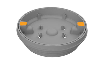 AquaStar Fill-Lid 10" Fillable Standard Skimmer and Autofill Cover/Frame, Round, Light Gray - FL10103
