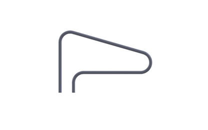 Global Pool Products 3-BEND Handrail .049 Polished - RAIL3B