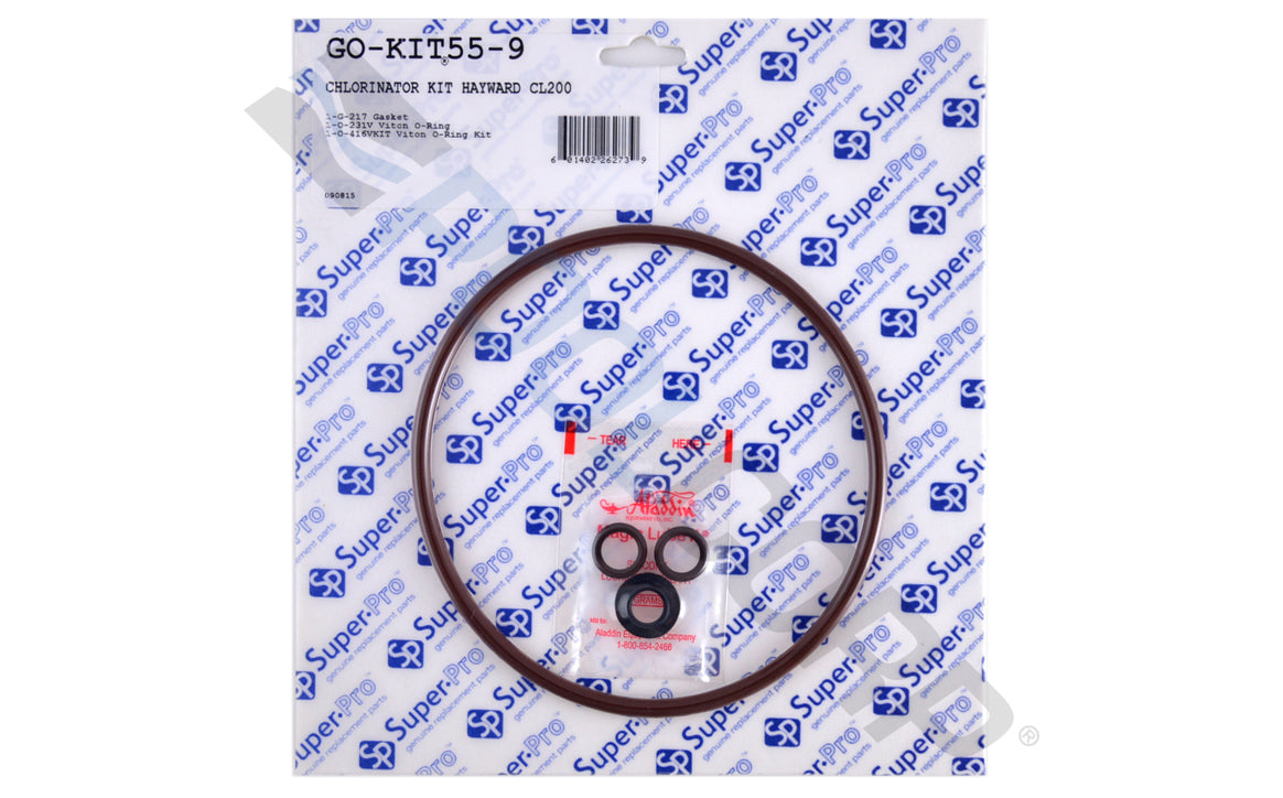 Aladdin Chlorinator Seal Kit Hayward - GO-KIT55-9