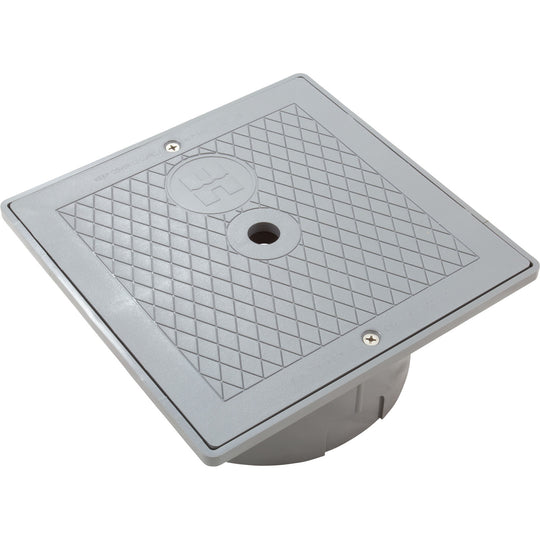 Hayward Skimmer Square Collar & Cover Assembly, Dark Gray - SPX1082EFDGR