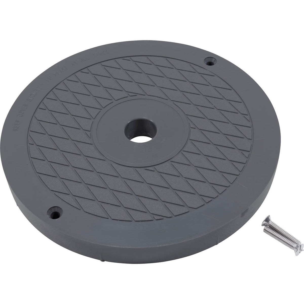 Hayward Skimmer Round Cover, Dark Gray - SPX1084RDGR