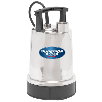Superior Pump Water Cooled Pump 1/2HP SS - 91592
