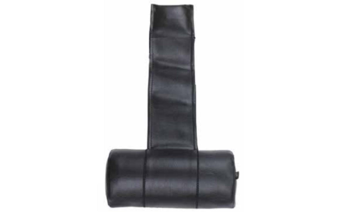 CPA Stitching Weighted Spa Pillow 11"x3" Black with Black - LSP202
