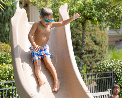 SR Smith Typhoon Pool Slide, Left Turn, Sandstone | 670-209-58223