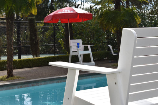 Sr Smith Commercial Sentry Lifguard Chair 30" White | SLGC-30