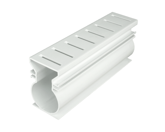 Stegmeier Super Drain White 8/Cs, 10' | SRW
