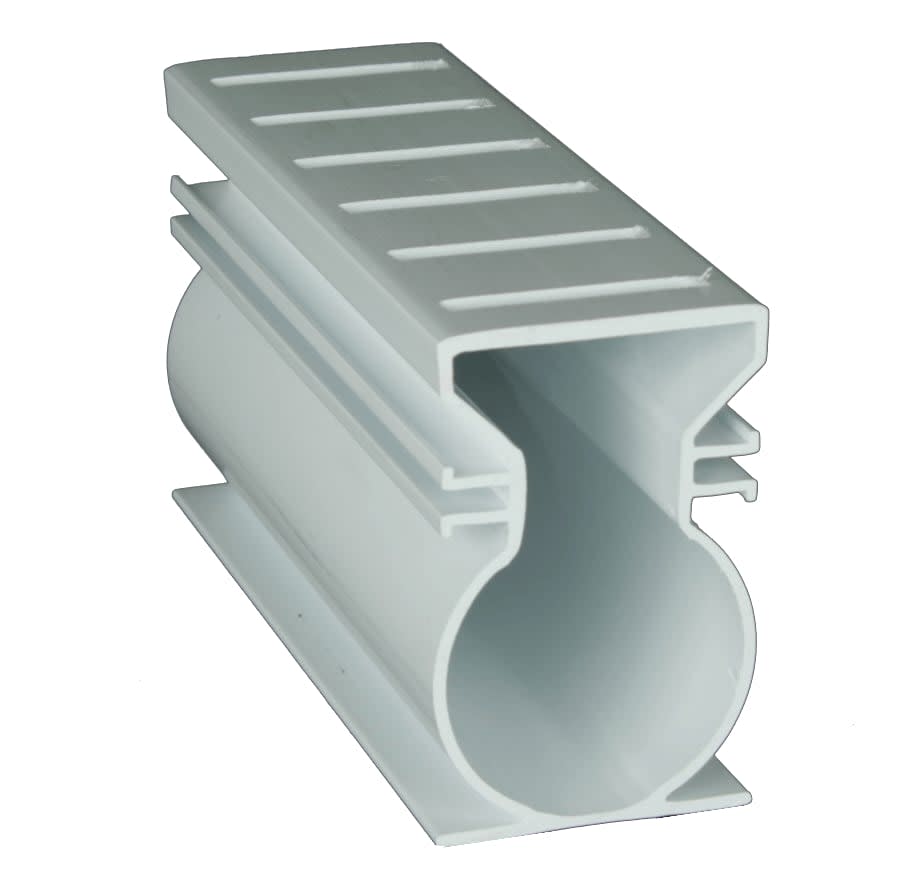 Stegmeier Super Drain White 8/Cs, 10' | SRW