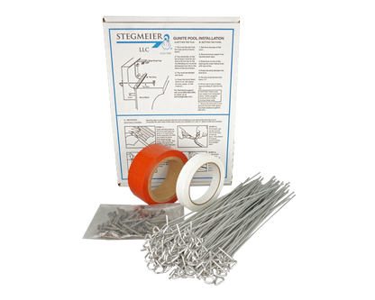Stegmeier Tie Wire KIT:(100) Tie Wires, Nails W/bending Tape (5) - CFA001