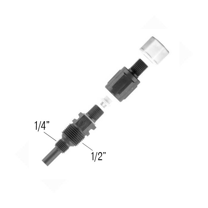 Stenner Mcinj38 3/8" Injection Valve 5 Stenner Injection Check Valve 3/8In (5 Pack) Sold As Each | MCINJ38