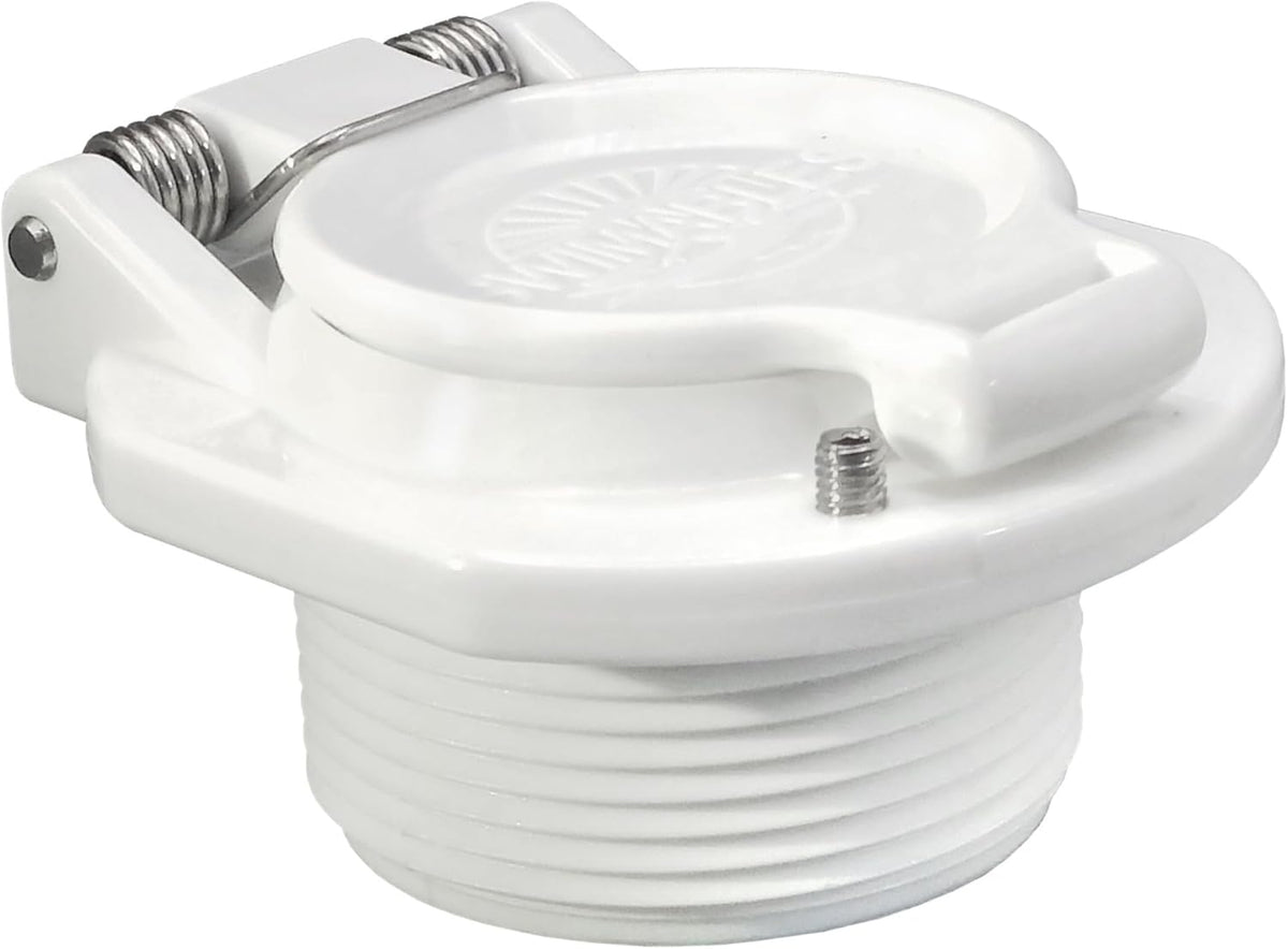 Swimables Vac Lock 1.5" Mpt - White - SW-30-400