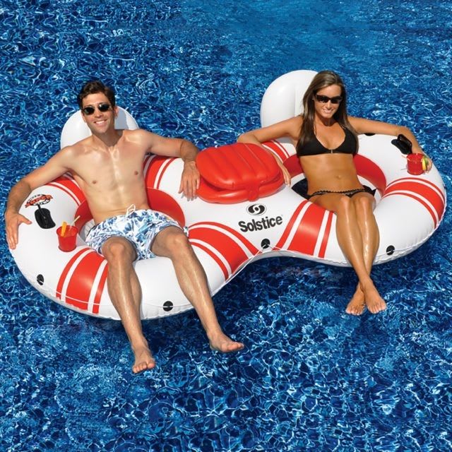 Swimline Super Chill River Tube Double w/ Cooler - 17002