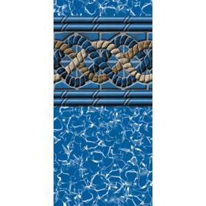 Swimline 18' Round Mystri Gold Unibead A/G Liner 52" Wall | LI1852MGU25