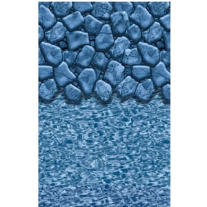 Swimline 24' Round Boulder Swirl Unibead AG Liner 52" Wall | LI2452BSU25