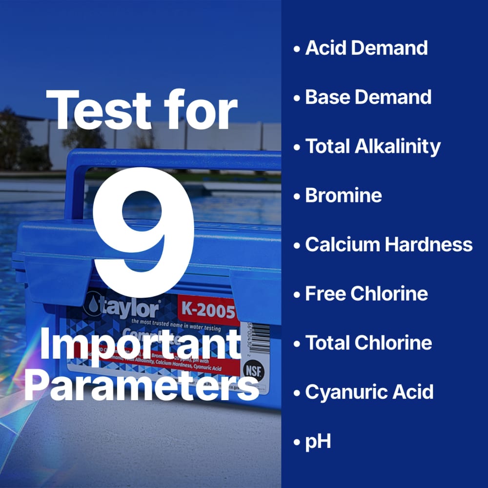 Taylor Service Complete - High Test Kit (8) Hazmat - 1 - K-2005C-8