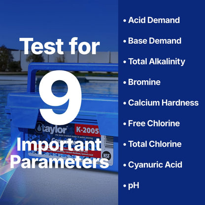Taylor Service Complete - High Test Kit (8) Hazmat - 1 - K-2005C-8