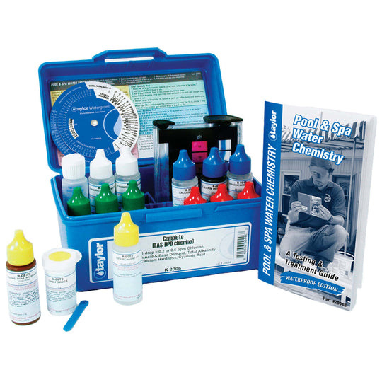 Taylor Technologies Complete Test Kit - .75 Oz. Bottles - K-2006