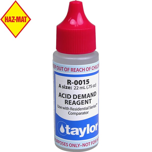 Taylor .75OZ Acid Demand Reagent R-0015-A4 - R-0015-A-24