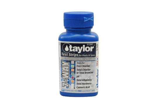 Taylor Test Strips 7-WAY - Free Chl/tota - S-1403-12