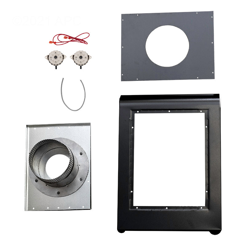 Hayward Negative Pressure Indoor Vent Adapter for Universal H-Series H150FD Heaters 6" - UHXNEGVT11506