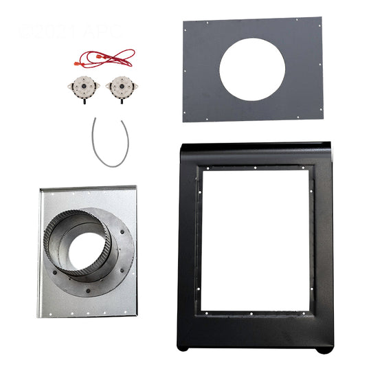 Hayward Negative Pressure Indoor Vent Adapter for Universal H-Series H150FD Heaters 6" - UHXNEGVT11506