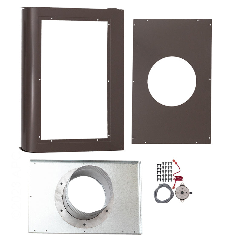 Hayward Indoor Adapter Kit for Universal H-Series H350 Heaters 8" - UHXNEGVT13508