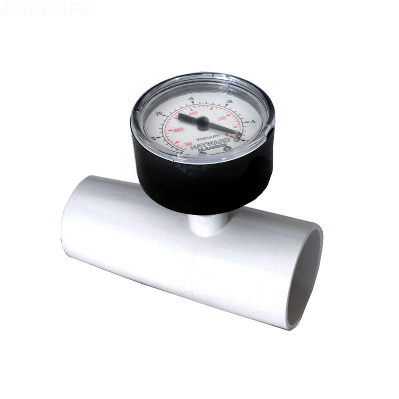 Hayward Pool Vac In Line Vacuum Gauge Hayward In-Line Vacuum Gauge For Suction Side Cleaner NLA - V096P