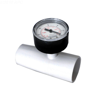 Hayward Pool Vac In Line Vacuum Gauge Hayward In-Line Vacuum Gauge For Suction Side Cleaner NLA - V096P