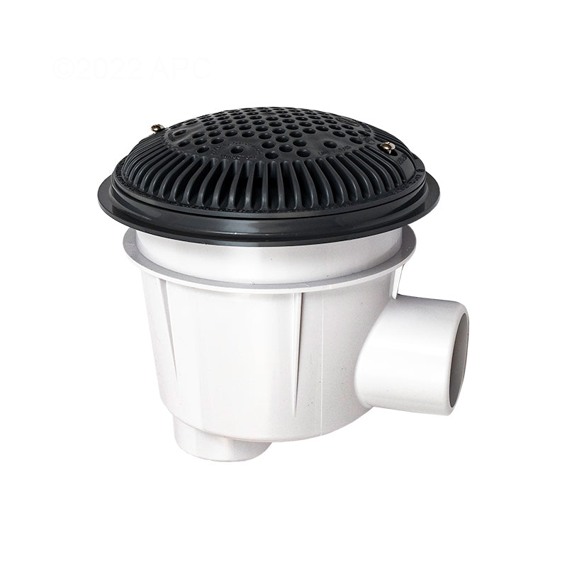 Hayward Outlet Dual M Drain W/av Grate 2"x2" Dk Gray - WG1154SDGRPAK2