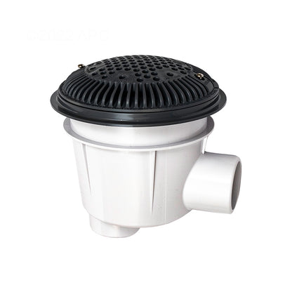 Hayward Outlet Dual M Drain W/av Grate 2"x2" Dk Gray - WG1154SDGRPAK2