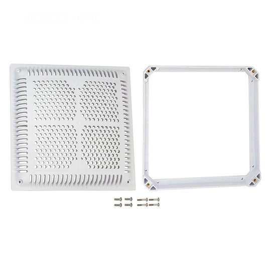 Hayward 12" x 12" High Flow Grate w/ Inner Frame - WGX1032BHF2