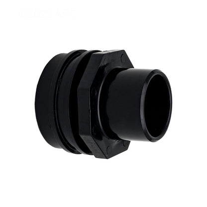 Waterway Flush Mount Return Fitting, 1" Socket, Black - 400-9191