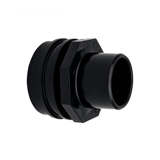 Waterway Flush Mount Return Fitting, 1" Socket, Black - 400-9191