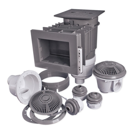 WATERWAY PLASTICS STD VL IG SKIM BUILDERS PACK 2.5" SPG/2" S GRY | 545-8407