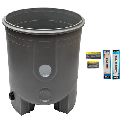 Waterway Crystal Water 550-4407 Filter Body with Labels