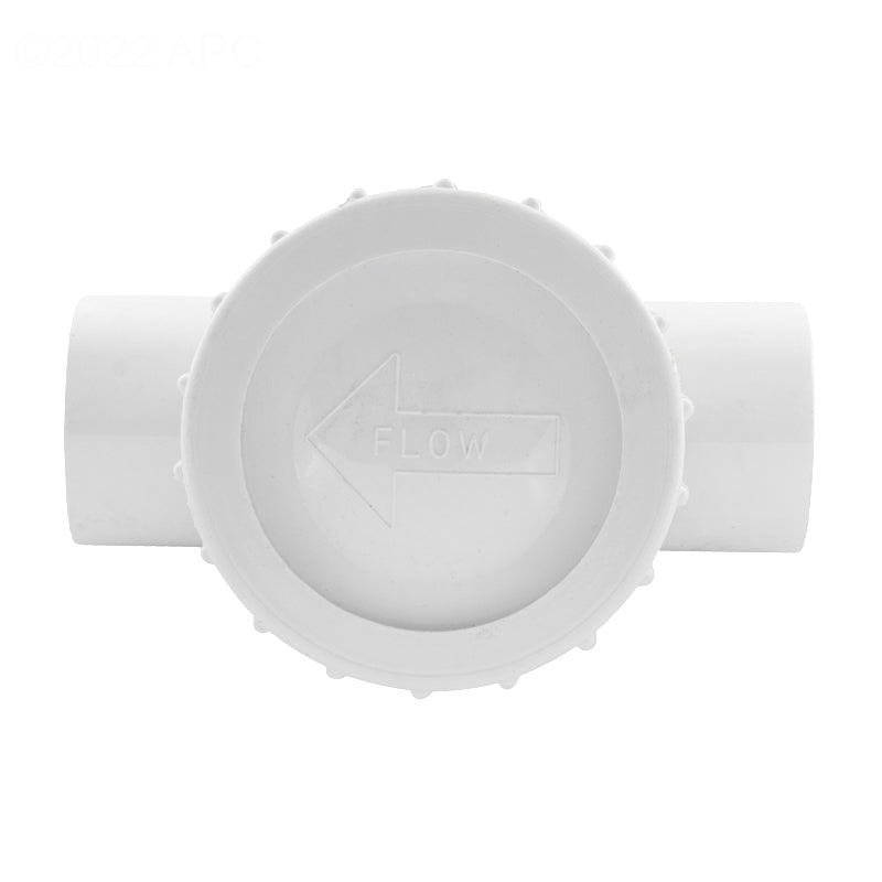 Waterway Tee Flapper Check Valve 1"S - 600-4000