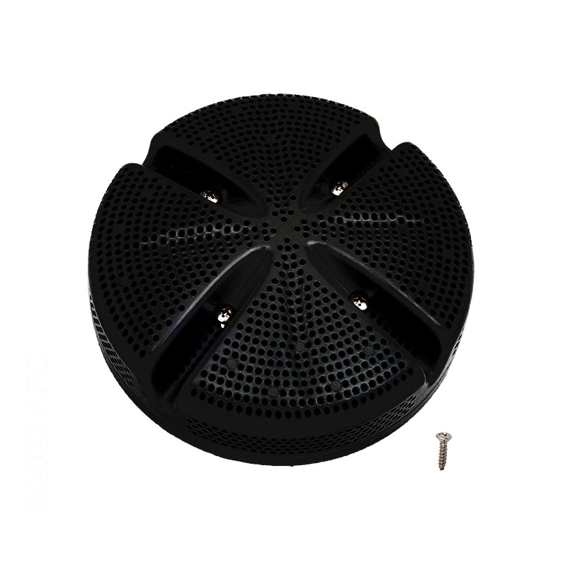Waterway Suction with 1.5" Thrd Wall Ftg 6" Black Ultra - 640-8241 V