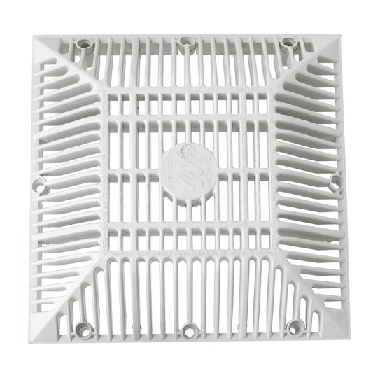 Waterway Grate 9"x9" White - 642-4790 V