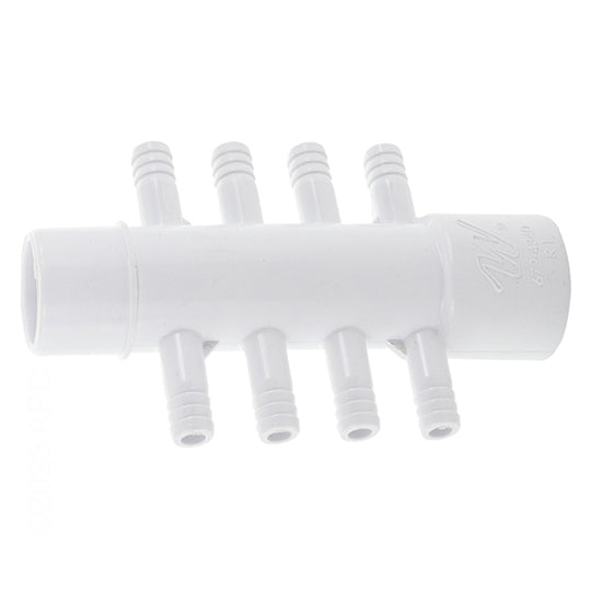 Waterway 1"[S] X 1" [Spigot] X [8] 3/8 Rb Barbs - 672-4340