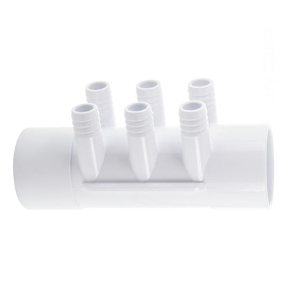 Waterway Spa Manf 6-PORT .75" Rib Barbd 2"Sx2"S - 672-7120B