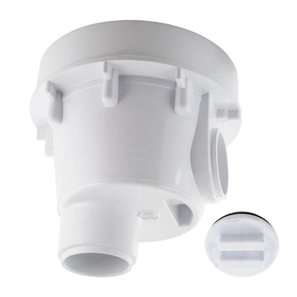 Waterway Main Drain Body Plug 8" 2" Slip White - 674-2550