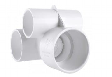 Waterway Tee Body Only 2.5" Poly Storm - 211-3060