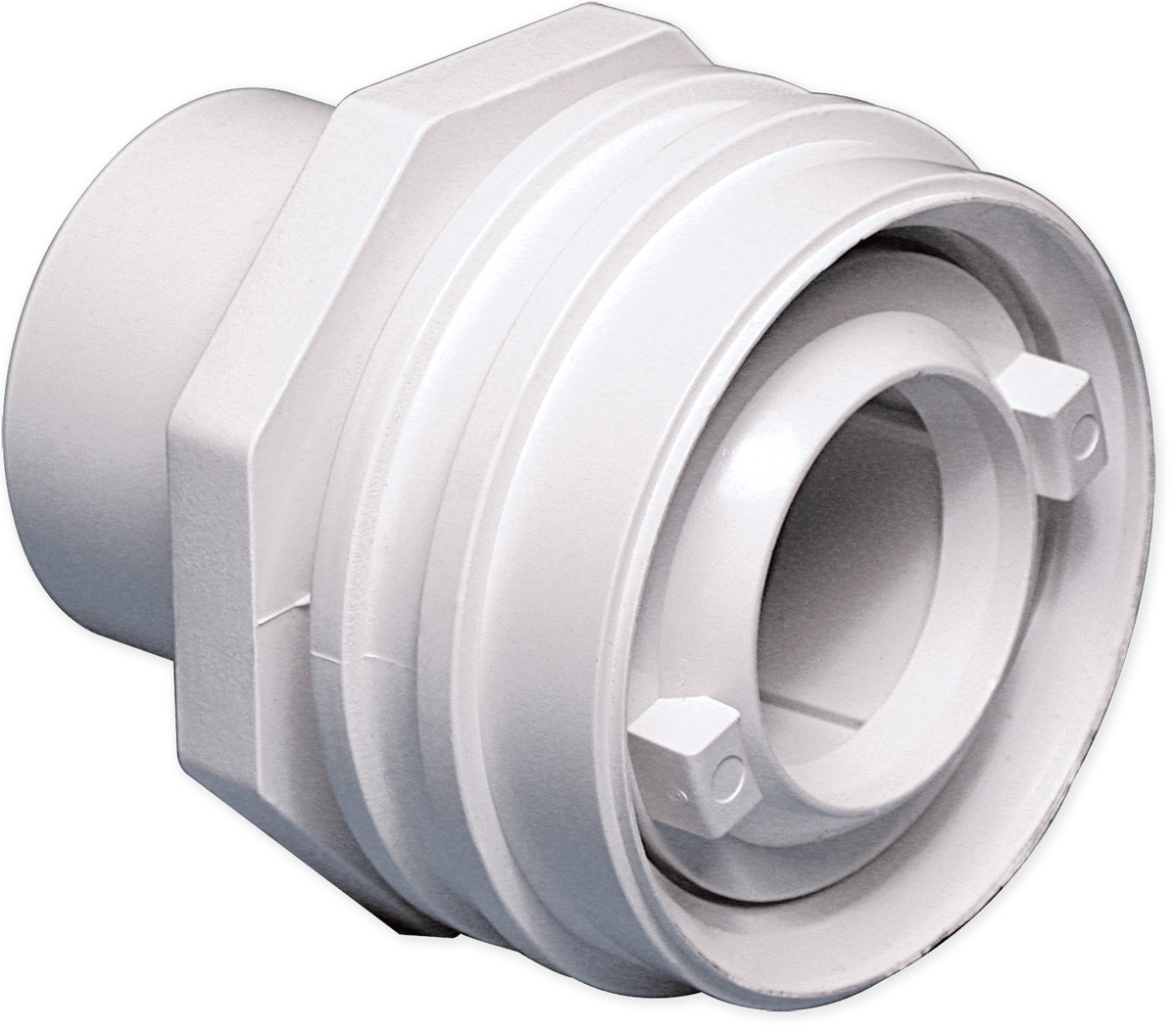 Waterway Flush Mount Return Fitting 1"S White - 400-9190