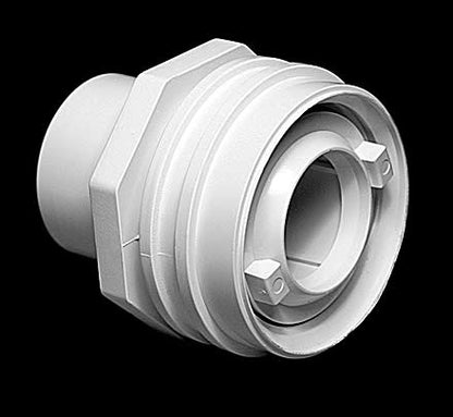 Waterway Flush Mount Return Fitting, 1" Socket, Black | 400-9191