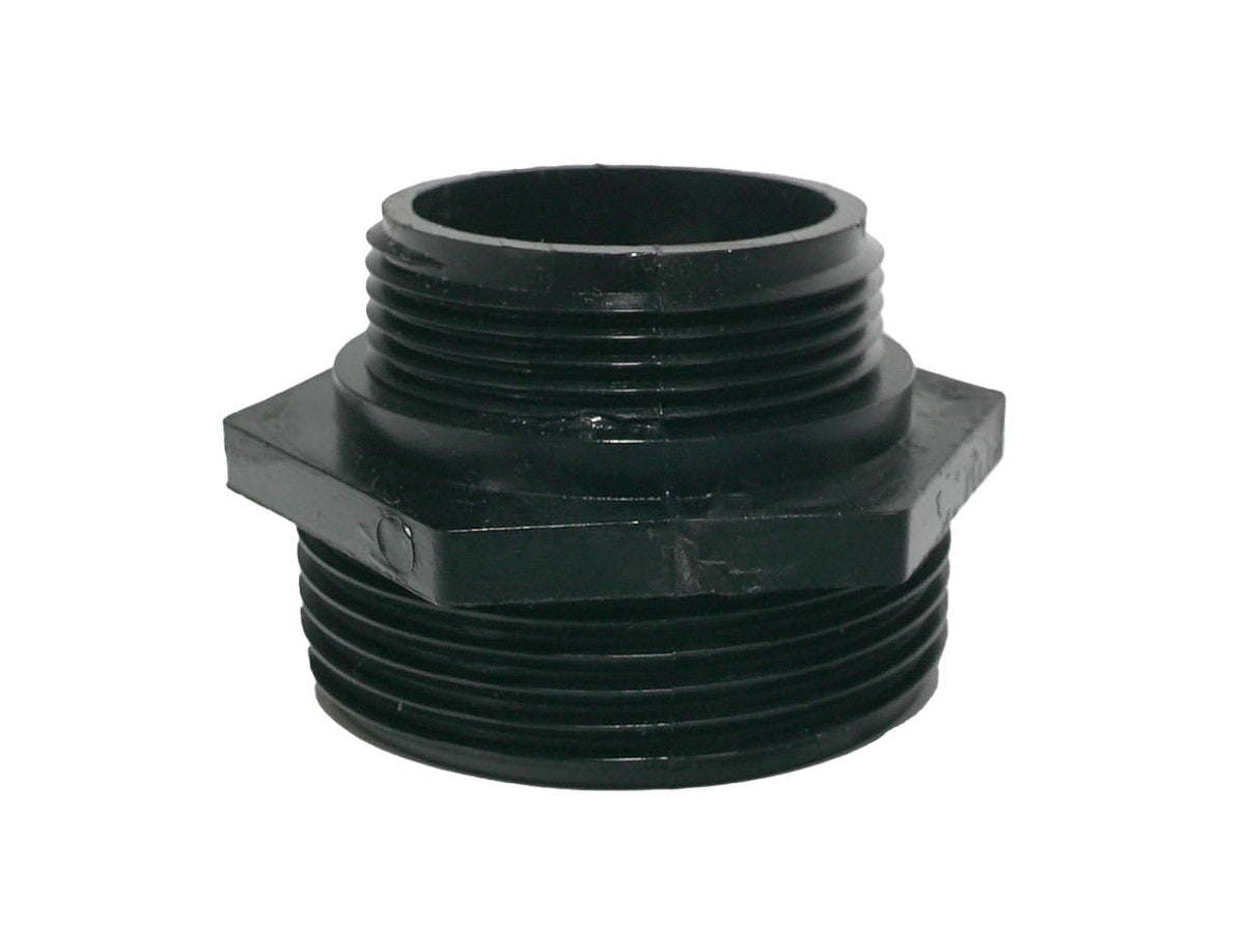 Waterway Black Union Tailpiece 1.5"MBTx1.5"MPT - 417-4161